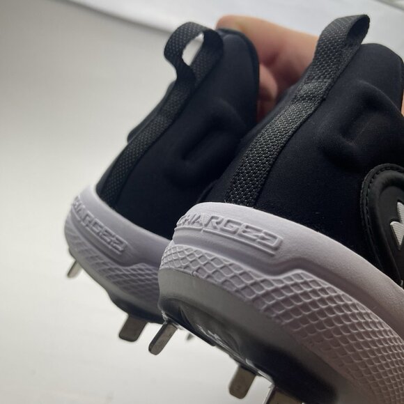 Under Armour Womens Glyde Metal Softball Cleat 3024328-001 Black Size 9.5 - Picture 8 of 10